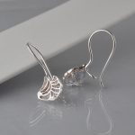 Minđuše krug kristal i cirkoni - 0215 - Slika 3
