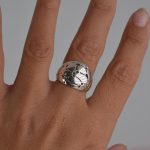 Prsten široki sa radom - 0155 - Slika 2