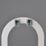 Minđuše topaz sa cirkonima - 0697 - Slika 2