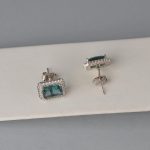 Minđuše topaz sa cirkonima - 0697 - Slika 3