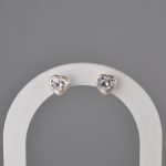 Minđuše srce kristal - 0421 - Slika 2