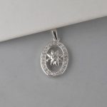 Privezak cvet sa cirkonima - 0112 - Slika 3