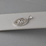 Privezak cvet sa cirkonima - 0112 - Slika 2