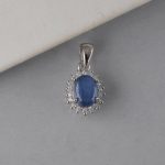 Privezak sa cirkonima lapis lazuli - 0108