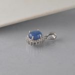Privezak sa cirkonima lapis lazuli - 0108 - Slika 3