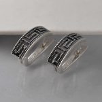 Minđuše grčki rad sa markazitom - 0191 - Slika 2