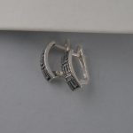 Minđuše grčki rad sa markazitom - 0191 - Slika 4