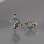 Minđuše jednorog emajl - 1110