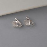 Minđuše kvadrat sa cirkonima - 0284 - Slika 4