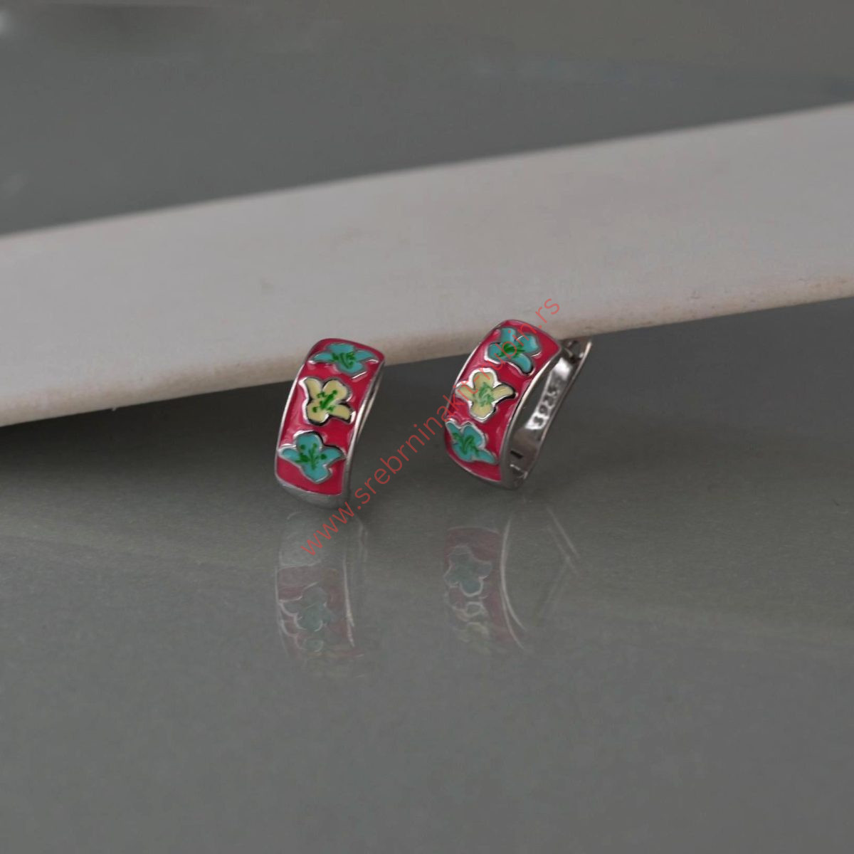 MInđuše cvet emajl - 0227 - Slika 3