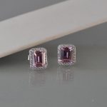 Minđuše kristal sa cirkonima - 0285