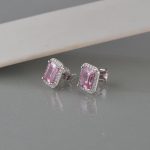 Minđuše kristal sa cirkonima - 0285 - Slika 4