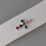 Privezak krst sa cirkonima - 0103 - Slika 2