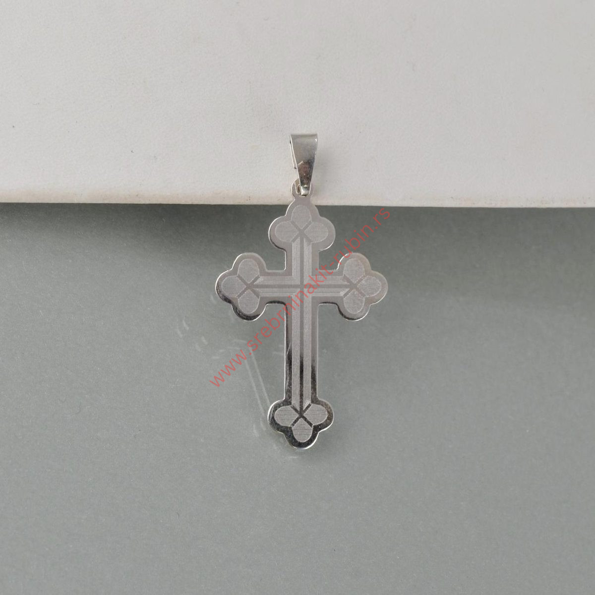 Privezak krst sa cnc gravurom - 0105 - Slika 3