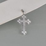 Privezak krst sa cnc gravurom - 0105 - Slika 4