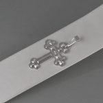 Privezak krst sa cnc gravurom - 0104 - Slika 3