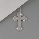 Privezak krst sa cnc gravurom - 0104 - Slika 2