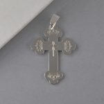 Privezak krst sa cnc gravurom - 0101 - Slika 3