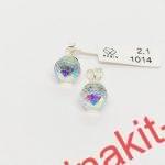 Minđuše kuglica kristal - 0223 - Slika 2
