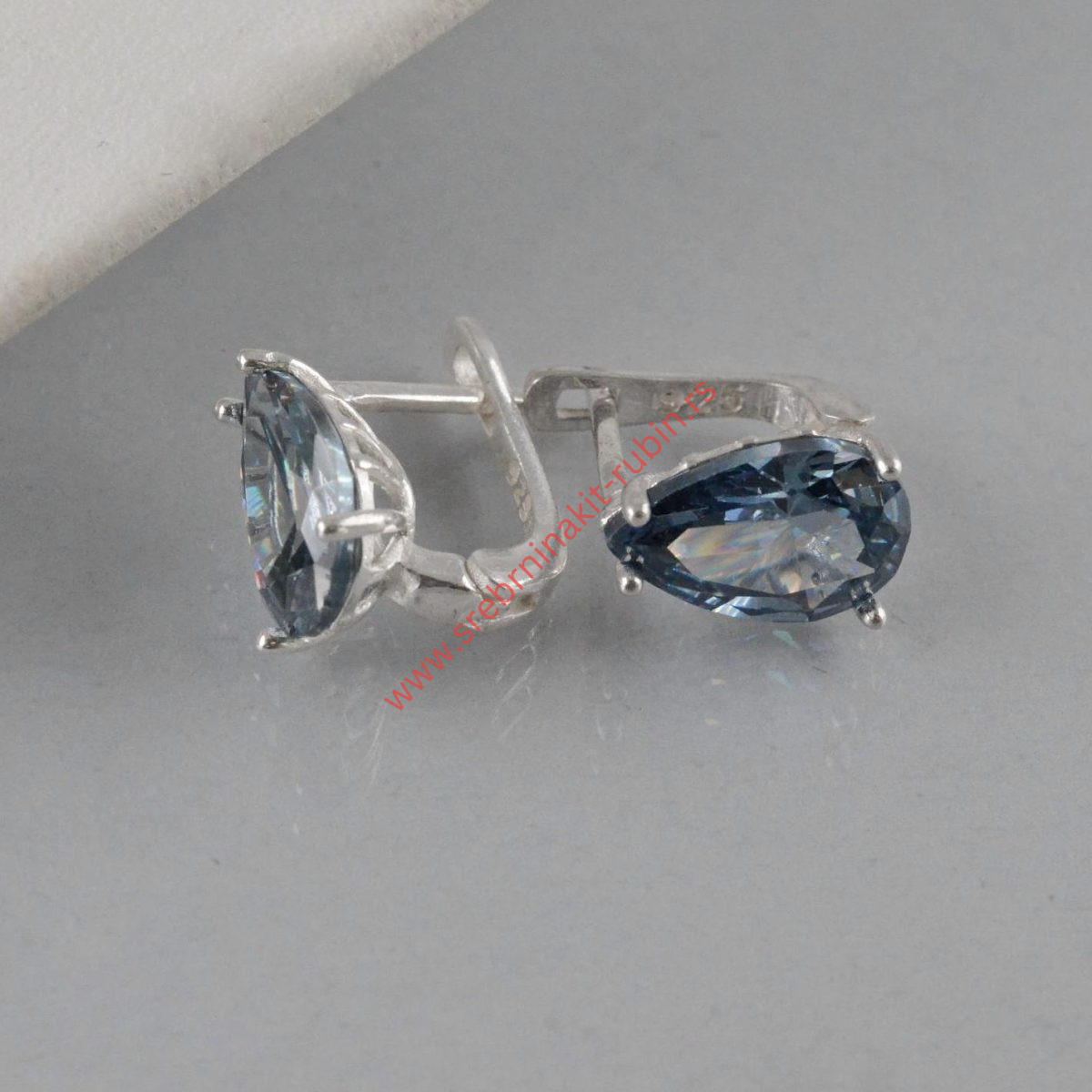 Minđuše kap kristal - 0417 - Slika 3
