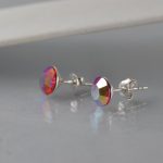 Minđuše krug kristal - 0453 - Slika 4