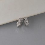 Minđuše srce sa cirkonima - 0405
