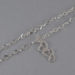 Lančić srce i beskonačno sa cirkonima - 0322 - Slika 2