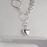 Lančić rolo sa priveskom srce i beskonačno - 0324 - Slika 3