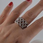 Prsten beskonačno sa cirkonima - 0529 - Slika 2