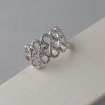 Prsten beskonačno sa cirkonima - 0529 - Slika 4