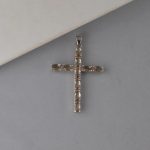Privezak krst poludragi kamen sultanit - 0484 - Slika 2