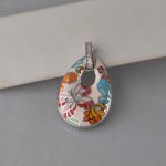 Privezak emajl sa cirkonima - 0500