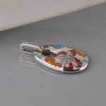 Privezak emajl sa cirkonima - 0500 - Slika 2