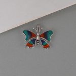 Privezak leptir emajl - 0478 - Slika 3