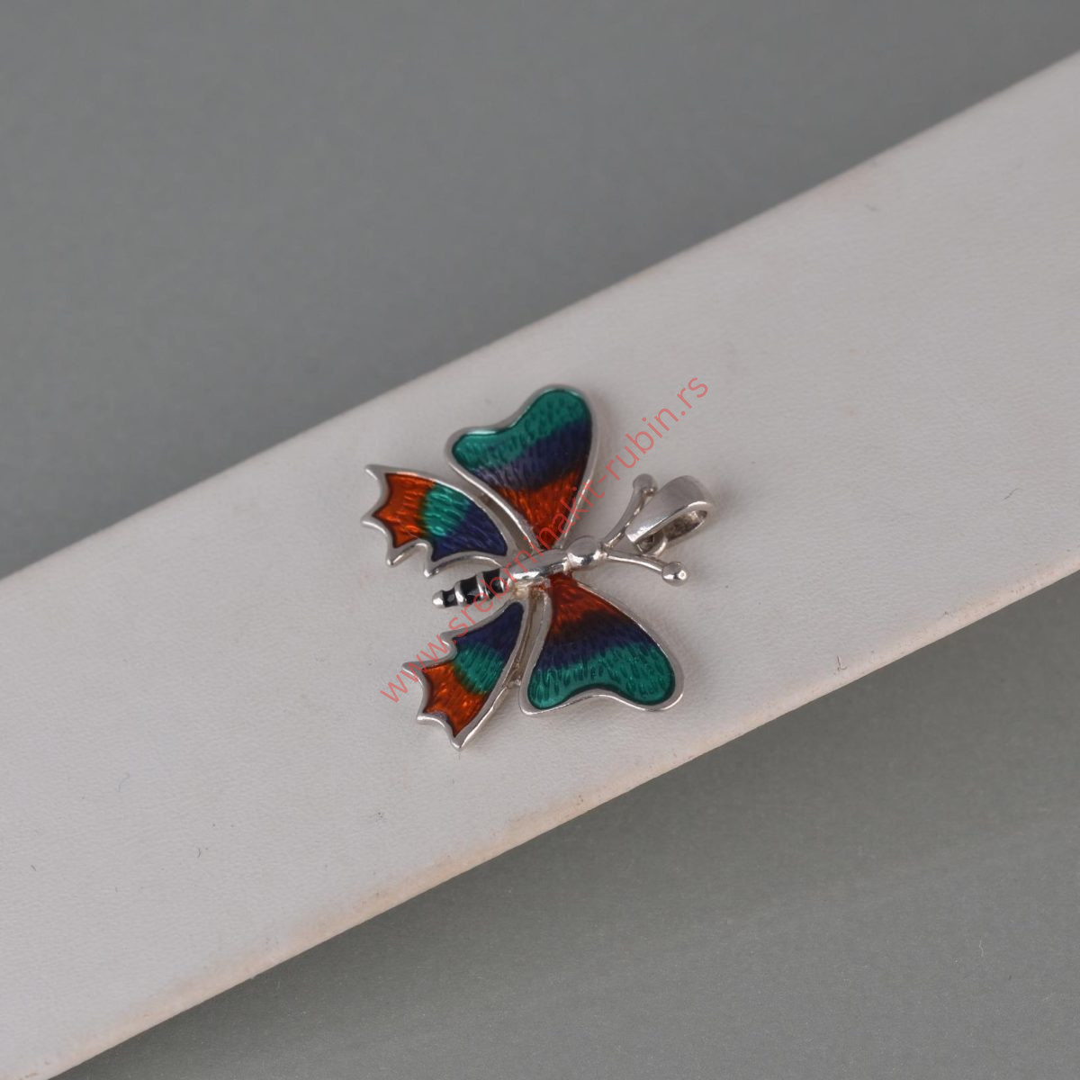 Privezak leptir emajl - 0478 - Slika 2