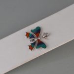 Privezak leptir emajl - 0478 - Slika 2
