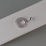 Privezak krug sa cirkonima - 0848 - Slika 4