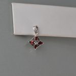 Privezak cvet granat sa markazitom - 0139 - Slika 4