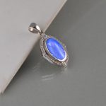 Privezak opal sa cirkonima - 0490 - Slika 3