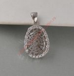 Privezak paukova mreza sa cirkonima - 0510