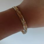 Narukvica pletenica trobojna - 0585 - Slika 2