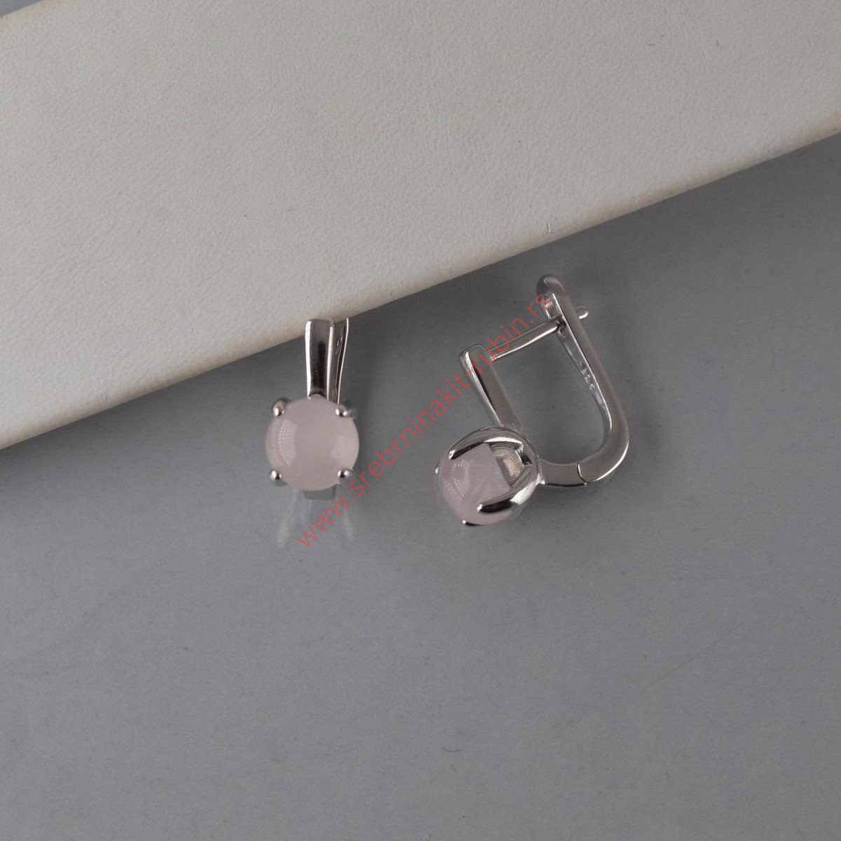 Minđuše rozenkavarc - 0698 - Slika 4