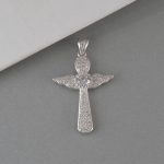 Privezak krst sa cirkonima - 0993 - Slika 2