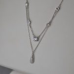 Lančić dvostruki sa cirkonima - 0631 - Slika 2