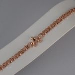 Narukvica pancir slovo A sa cirkonima - 0506 - Slika 4