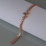 Narukvica pancir slovo A sa cirkonima - 0506 - Slika 3