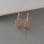 Minđuše beskonačno sa cirkonima - 0710