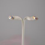 Minđuše krug sa kristalom - 0809 - Slika 2