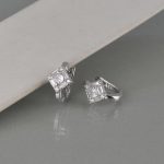 Minđuše kristal kvadrat - 0706 - Slika 4