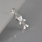 Privezak lutkica sa cirkonima - dečak - 0757 - Slika 2